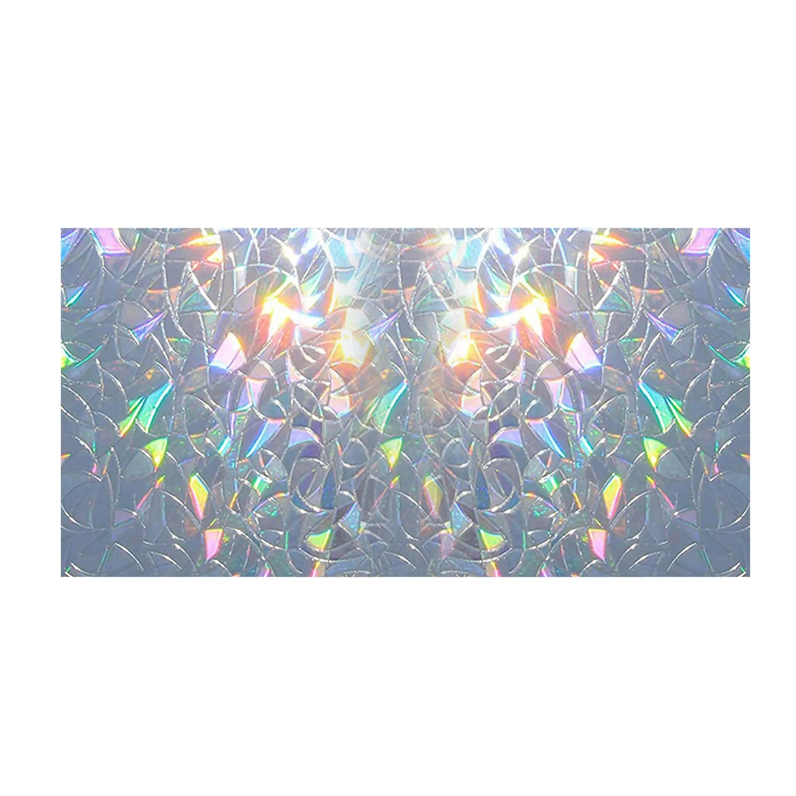 

Window Privacy Film Rainbow Static Glass Sticker Cling Non Adhesive Removable Window Sticker Heat Insulation Window Covering