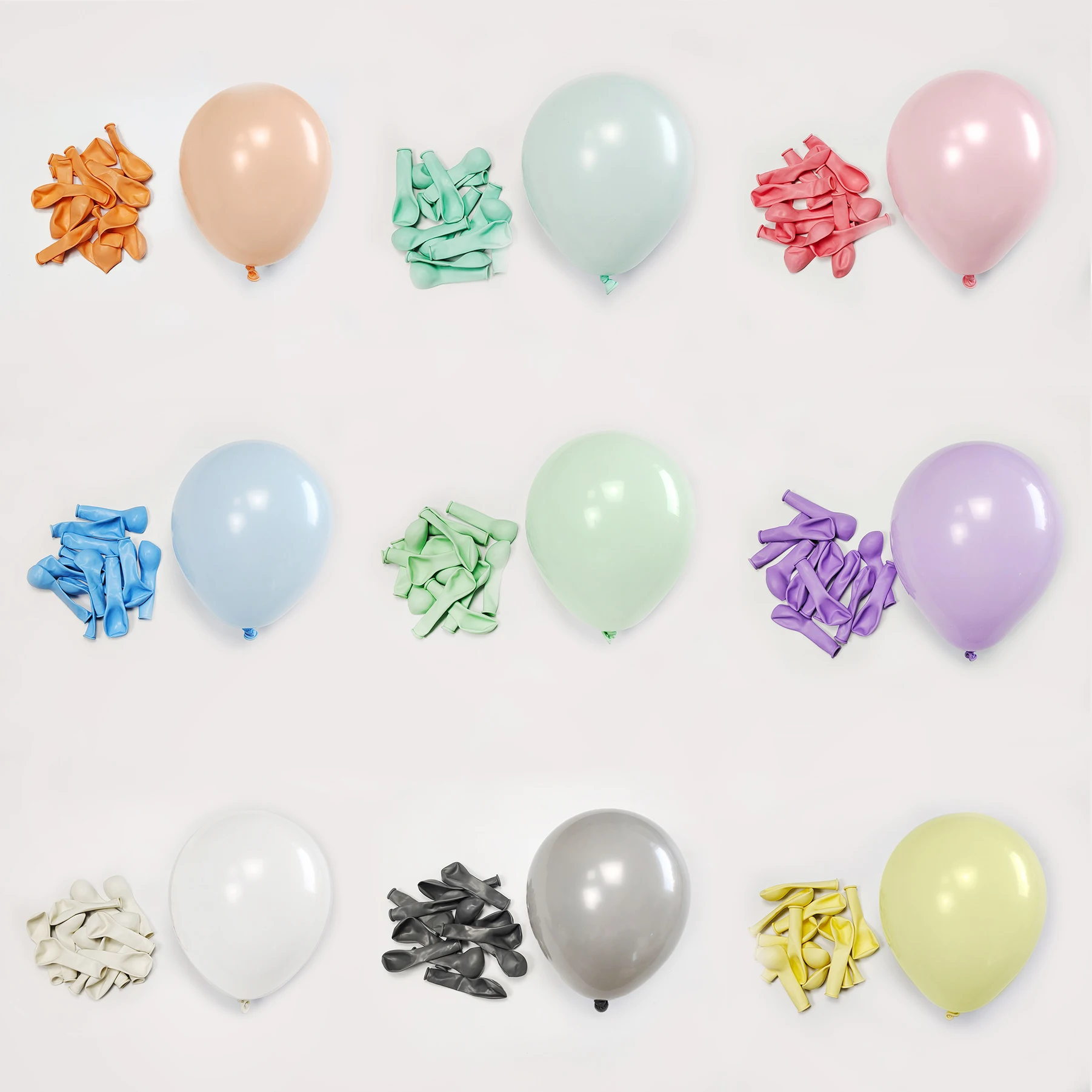 20/30/50 шт. 5/10 дюймов латексные шарики Макарон белые розовые украшения для