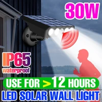 solar led light outdoor refletor ip65 waterproof led wall lamps luces led solar spotlight exterior camping emergency lighting
