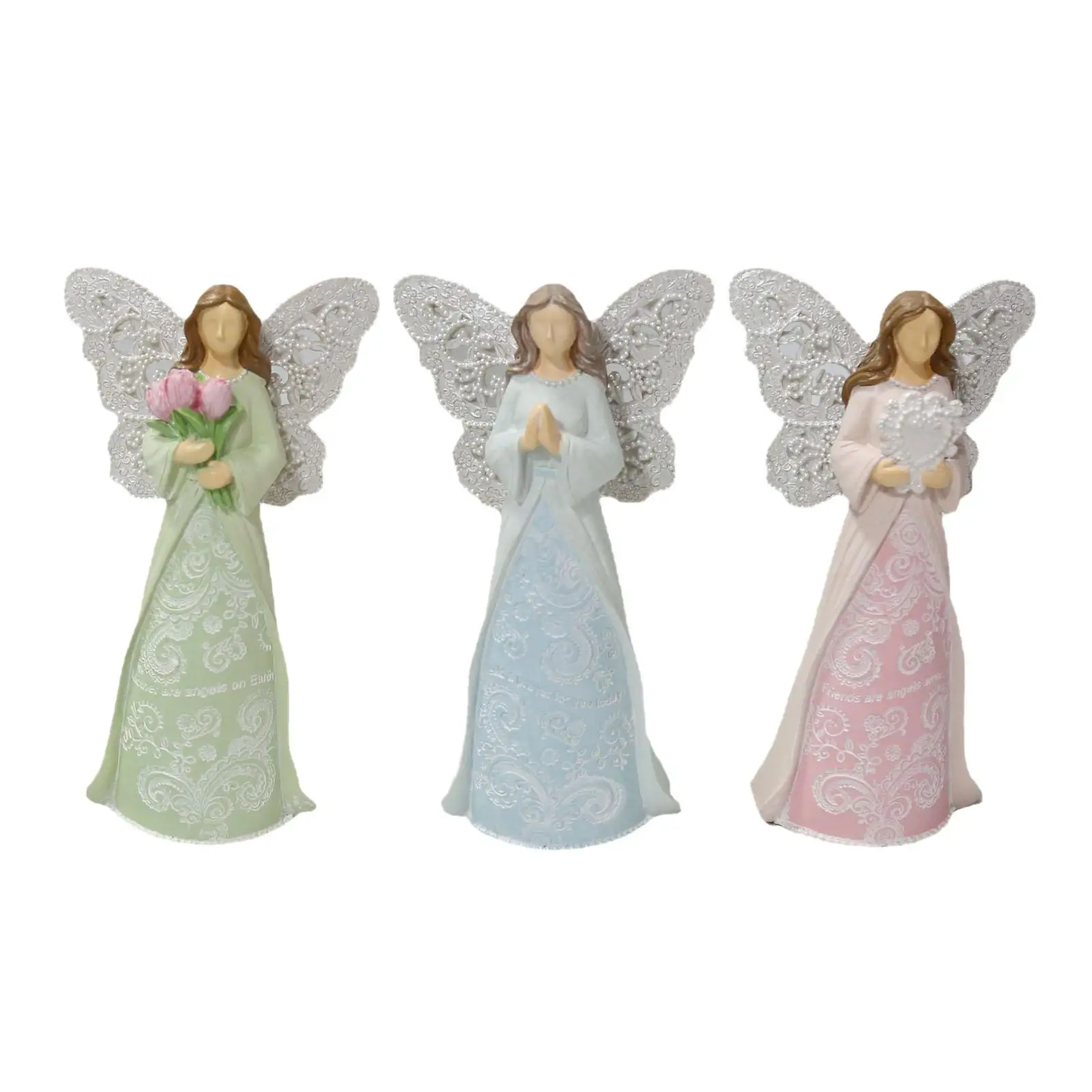 

Mother Angel Statues Sculpture Decors Mother'S Day Party Resin Figurines