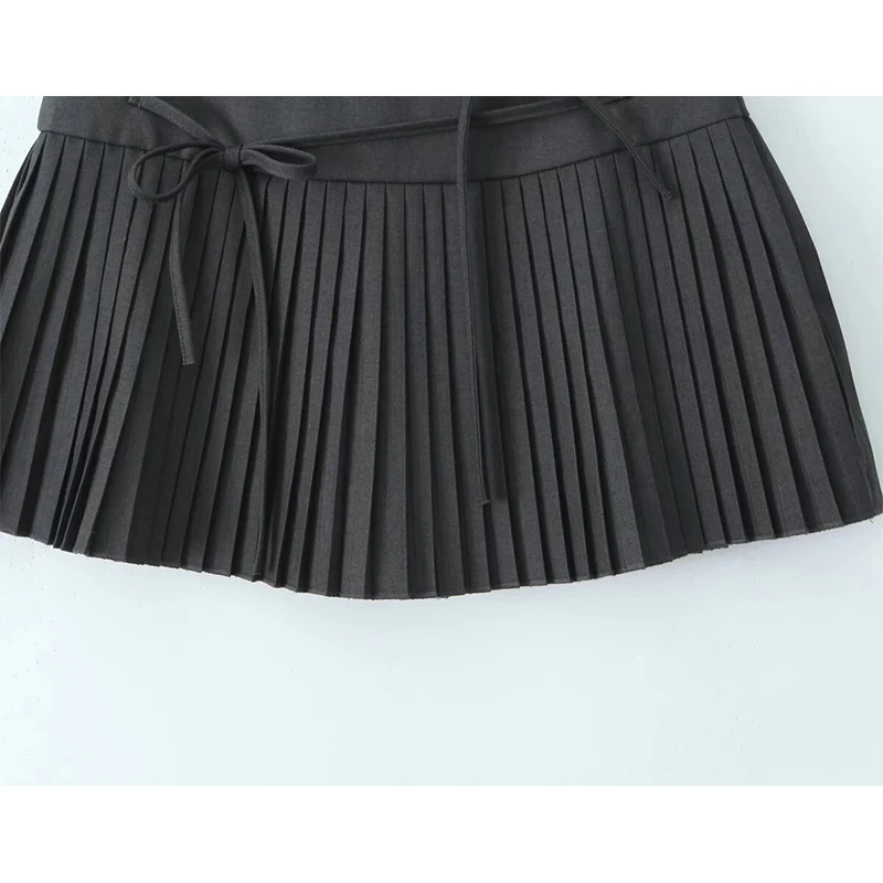 YENKYE плиссированная мини-юбка в консервативном стиле для женщин сексуальные