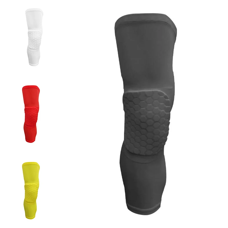 Knee protection equipment Honeycomb anti-collision protective equipment Unilateral professional sports knee protection socks