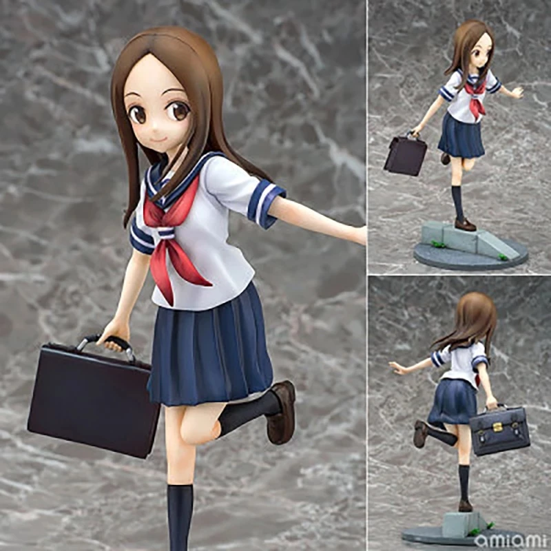 20cm Teasing Master Takagi-san Takagi PVC Action Figure Anime Figure Model Toys Figure Collection Doll Gift