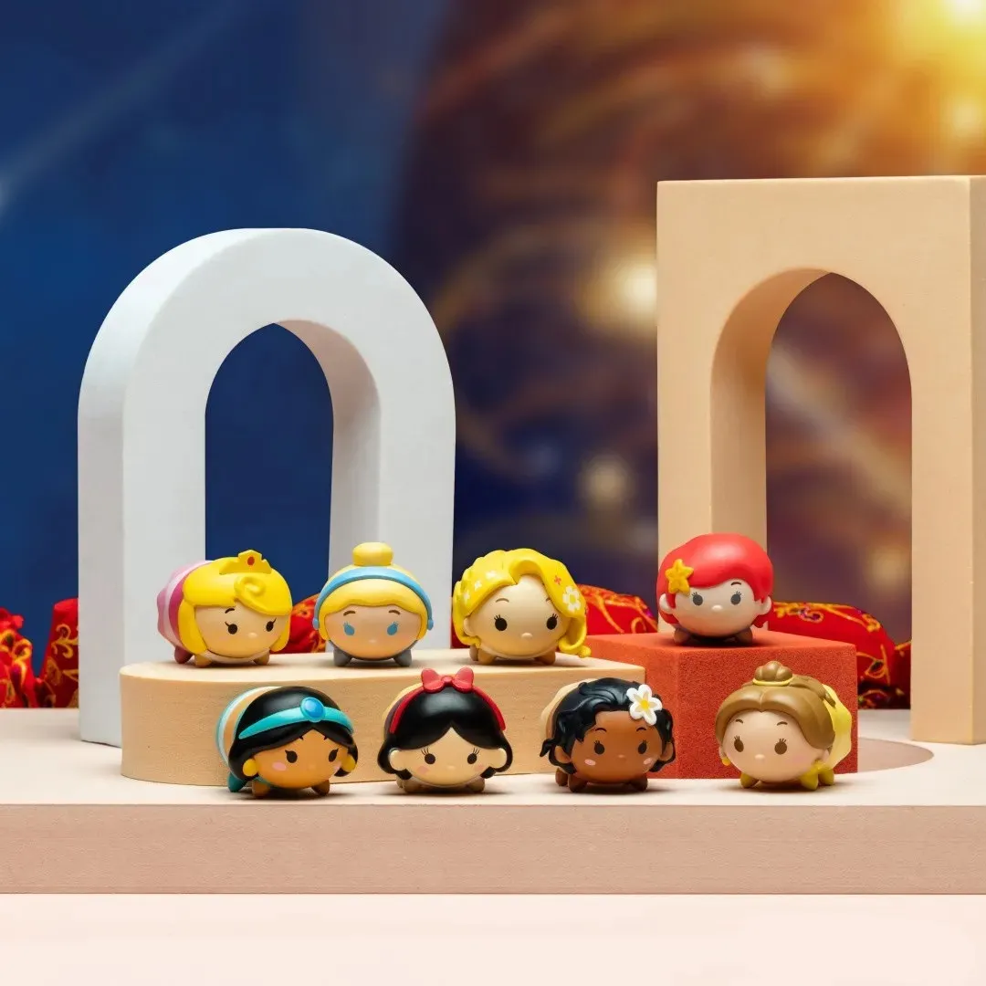 Оригинальные Мини-куклы серии принцесс Disney Tsum Ариэль Рапунцель эксклюзивные