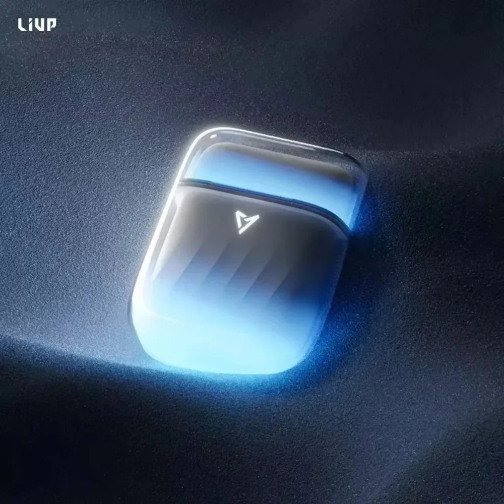 Фото Беспроводные Bluetooth-наушники Liup Lp1 с эффектом свечения в темноте, светящиеся наушники-гарнитура с эффектом зыбучих песков, 3D объемный стереозвук, подарки №5