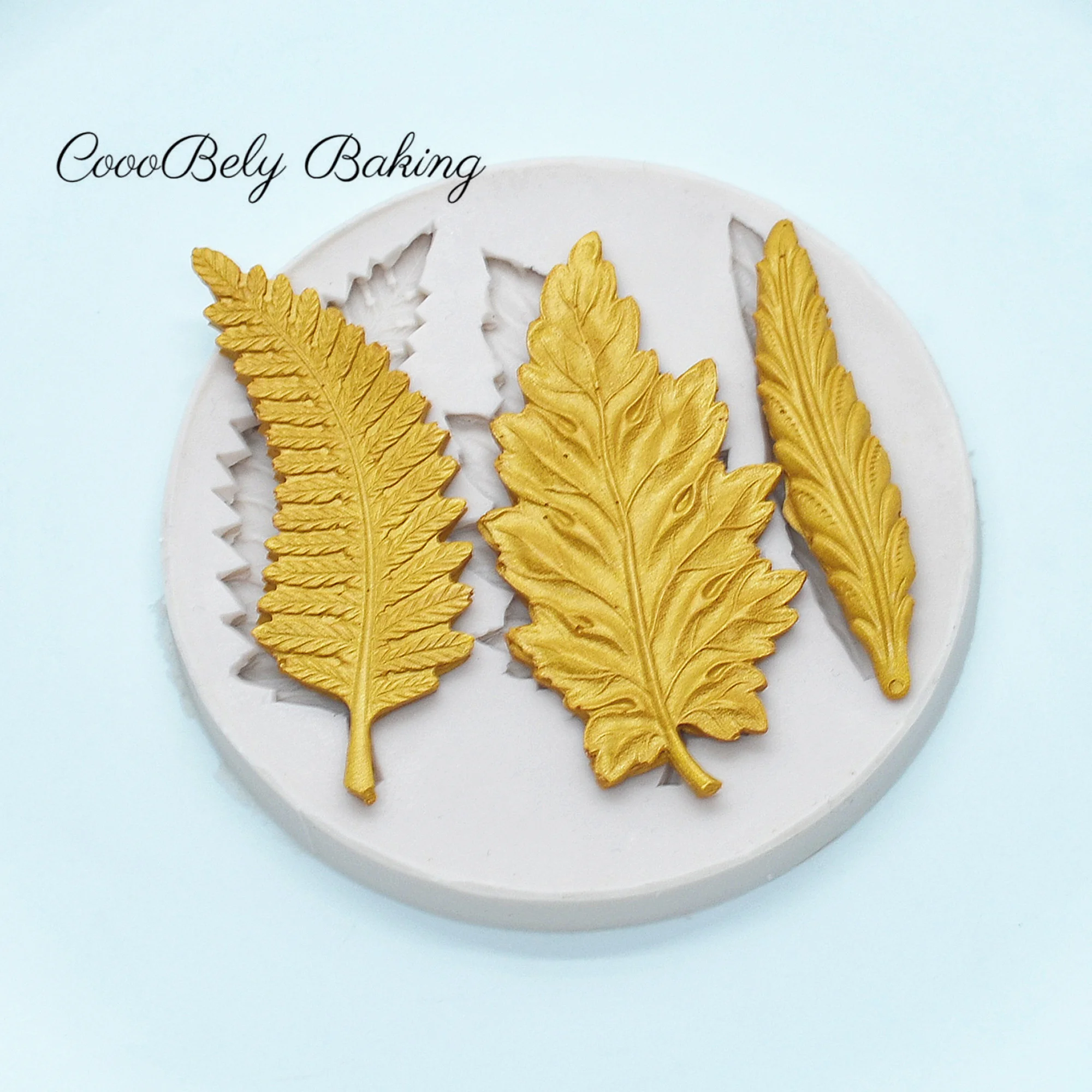 

Beautiful Maple Leaves Silicone Mold Leaf Cake Gum Paste Chocolate Clay Candy Mold Fondant Cake Decorating Tools Baking Moulds