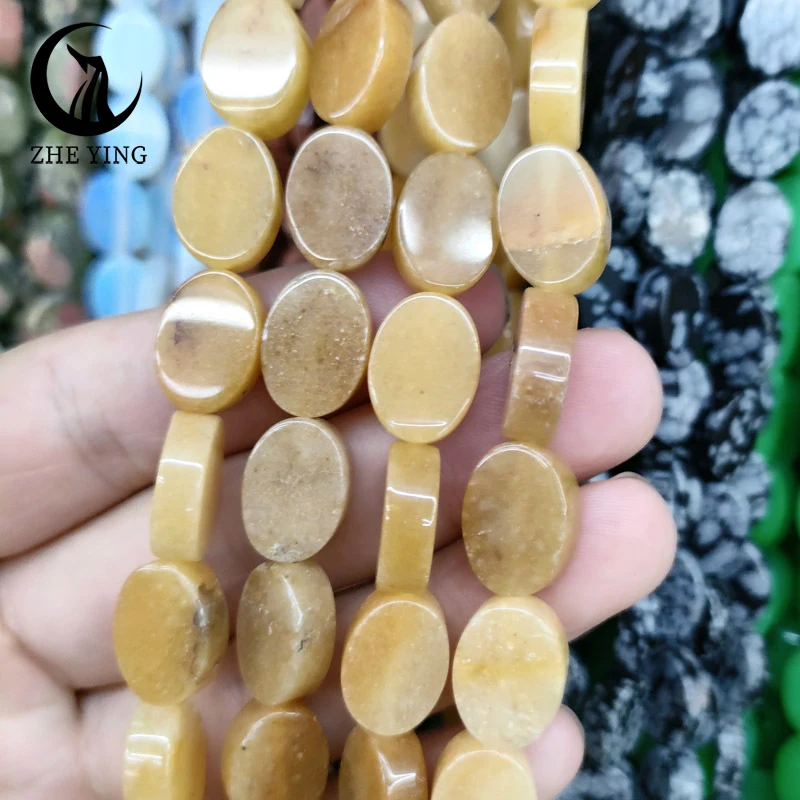 

Natural Yellow Jade Jasper Stone Beads Green Round Spacer Beads for Jewelry Making DIY Bracelet Necklace 28pcs/pack