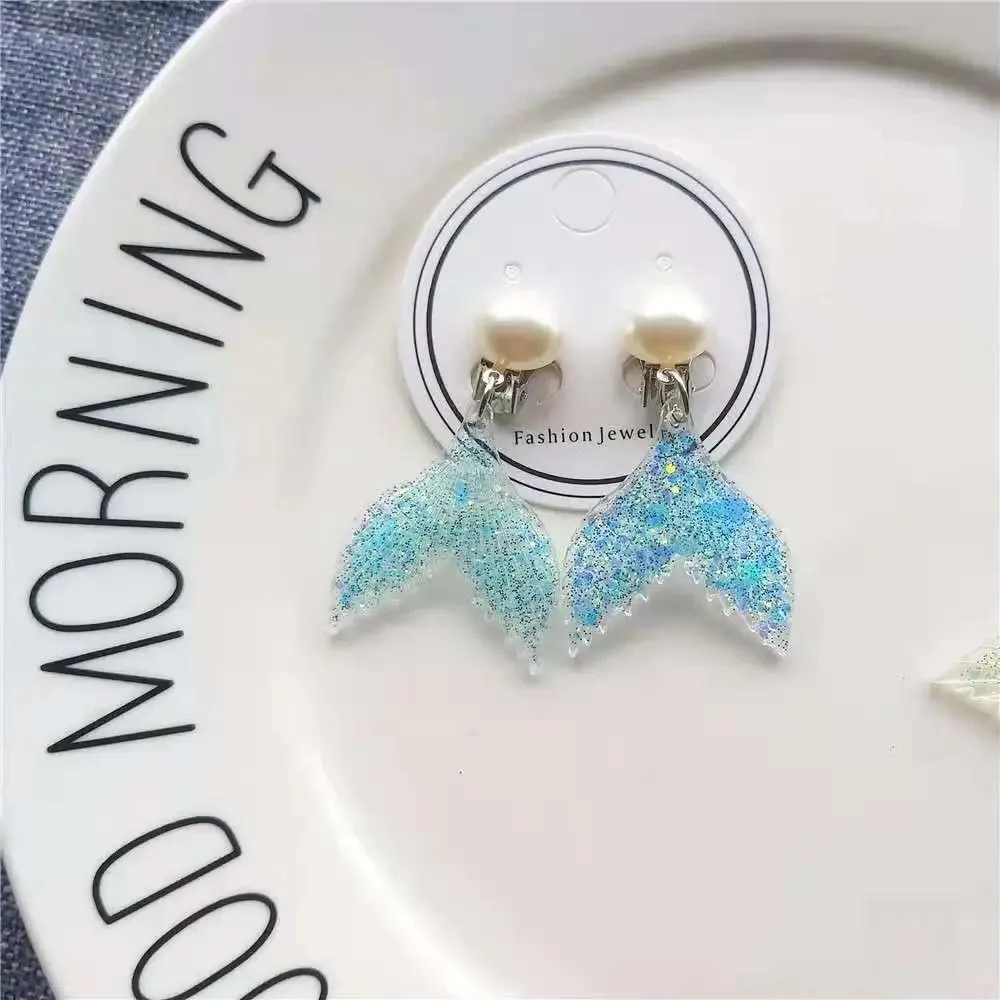 

Keelorn Baby Girls Korean Hair Pins 2022 New Fashion Hair Accessories Children's Magic Mermaid Shell Fishtail Pearl Hair Clip