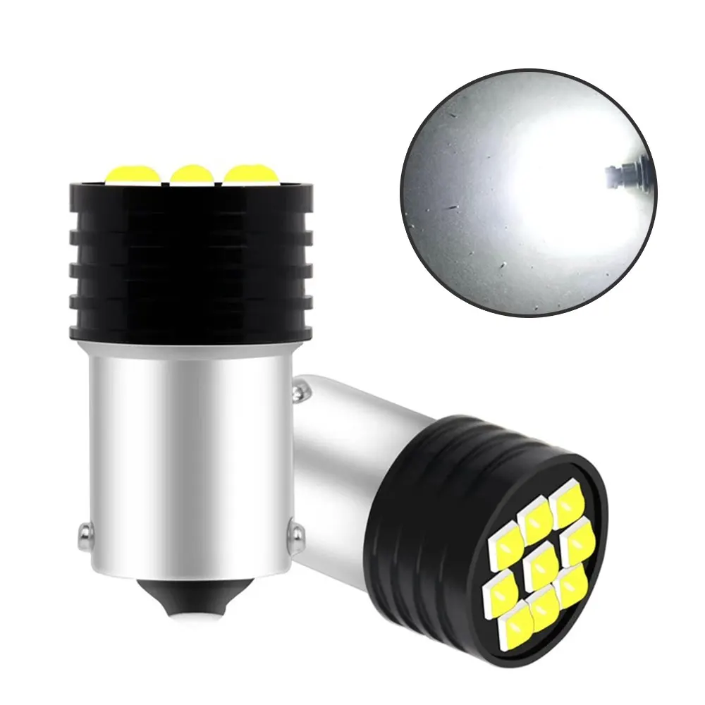 2 шт. 12 В 1156 P21W BA15S P21/5W 1157 BAY15D светодиодная лампа автомобильный стоп-сигнал