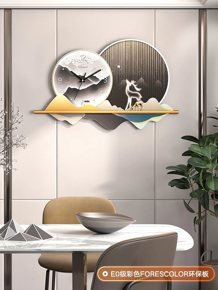 Роскошные Настенные часы для дома модные простые Креативные Часы гостиной