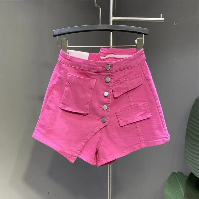 women's irregular high waist word pocket denim short skirt summer new slim bag hip one-step skirt  korean style  sexy skirt