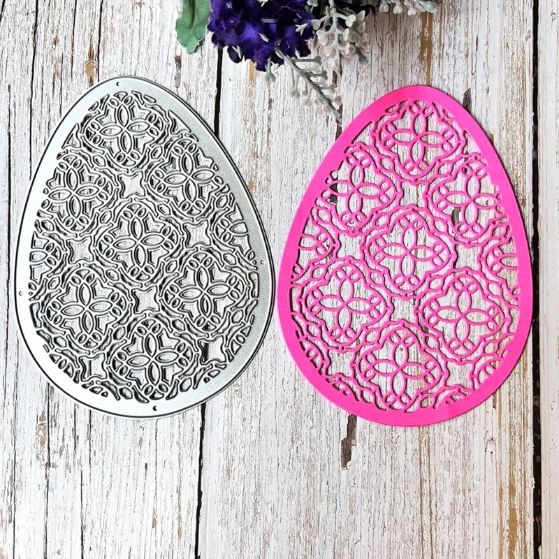 

T5EB Easter Egg Cutting Template Cutting Dies Stencil for Card Making Egg Die Cuts