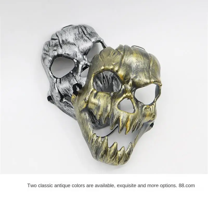 Огненная маска кирина, 2 цвета, страшная жуткая Высококачественная Уникальная маска с черепом в стиле ретро, маска на Хэллоуин