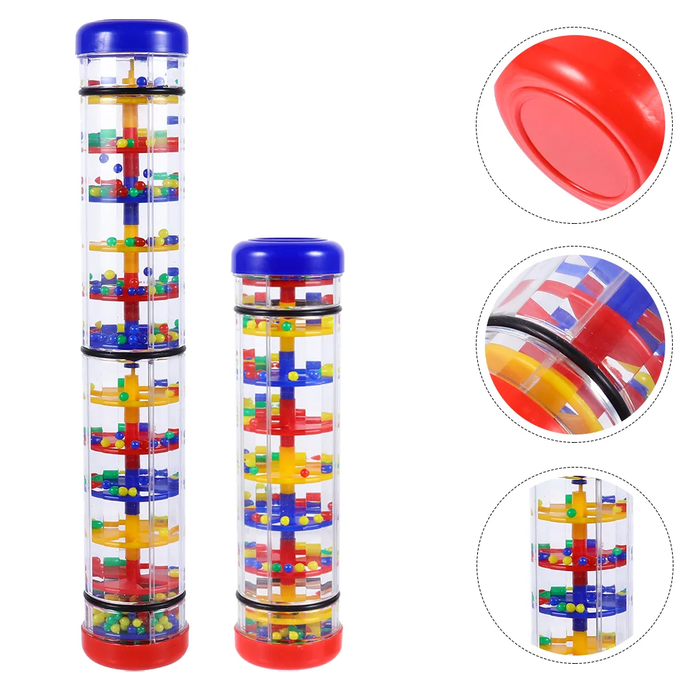 

Rainmaker Rain Tube Stick Baby Shaker Toys Preschool Instrumental Sticksrainstick Educational Kids Plaything Instrument Shaking