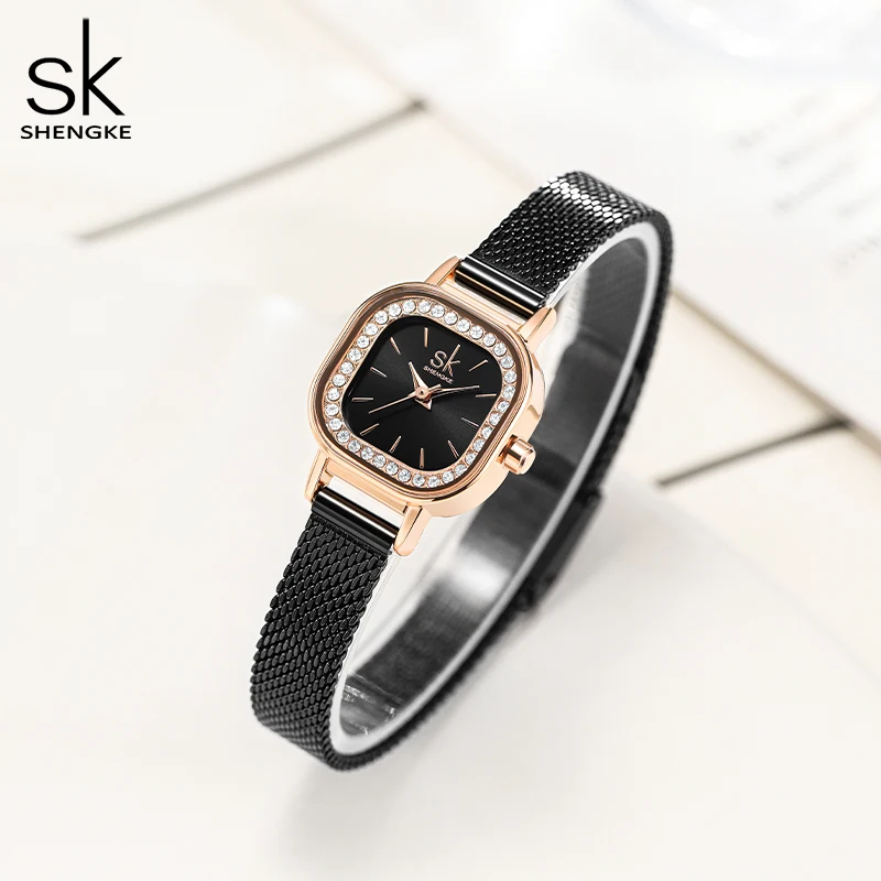 Shengke Top Luxury Women Watches Fashion Elegent Woman's Quartz Wristwatches Bracelet Set Series Ladies Clock Relogio Feminino enlarge