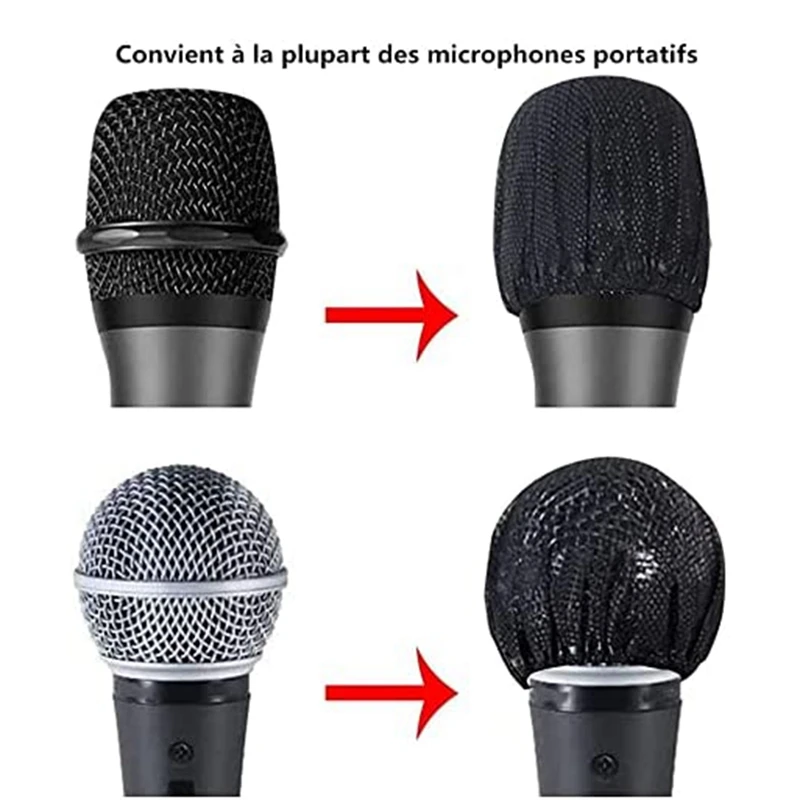 600 Pcs Disposable Microphone Covers, Windscreen Microphone Covers, Handheld Microphone Protective Cap For Karaoke images - 6