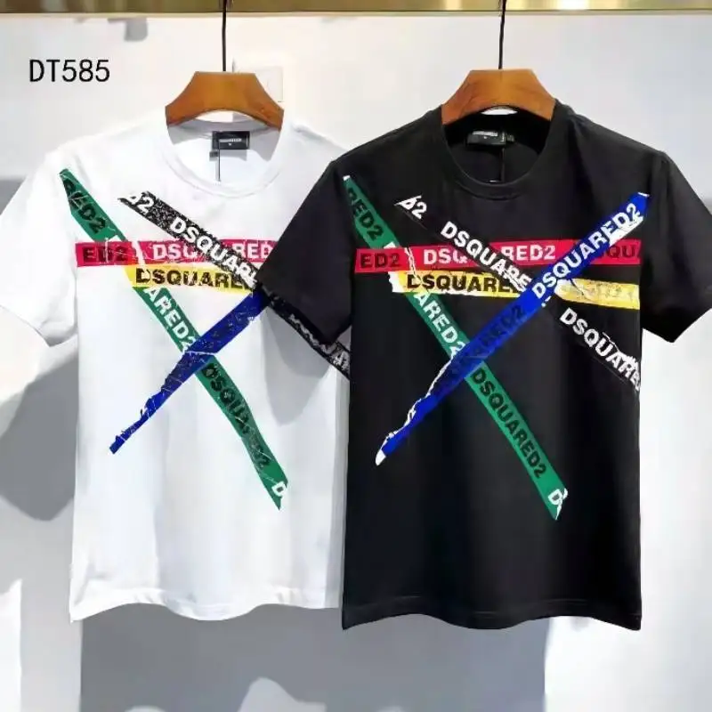 

European NEW Italian brand men/women Fashion Casual Cotton Short sleeve Round neck T shirt boyfriend gift DT585