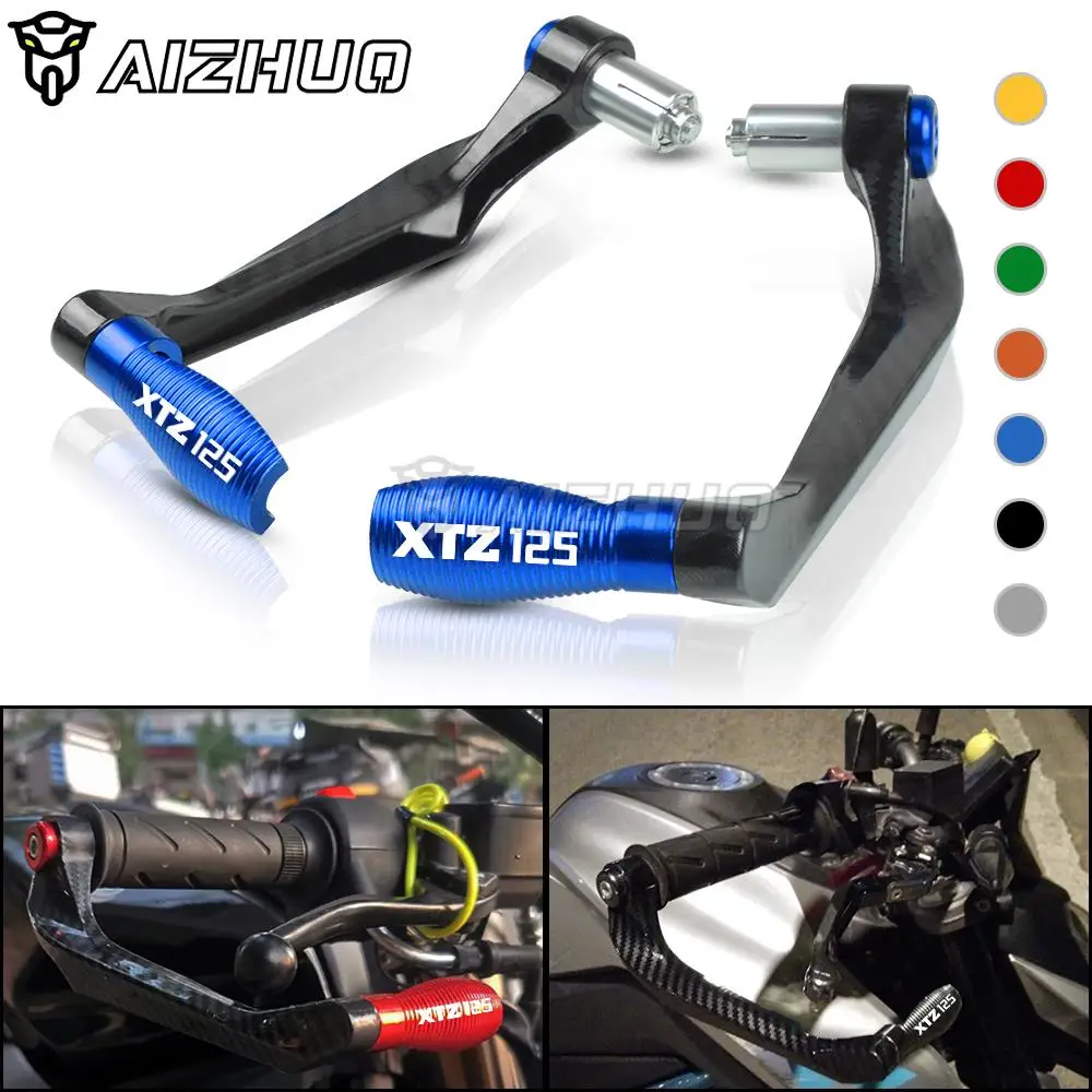 

7/8" 22mm For YAMAHA XTZ125 XTZ 125 Motorcycle Lever Guard Handlebar Grips Brake Clutch Levers Protect 2014-2015 XTZ-125