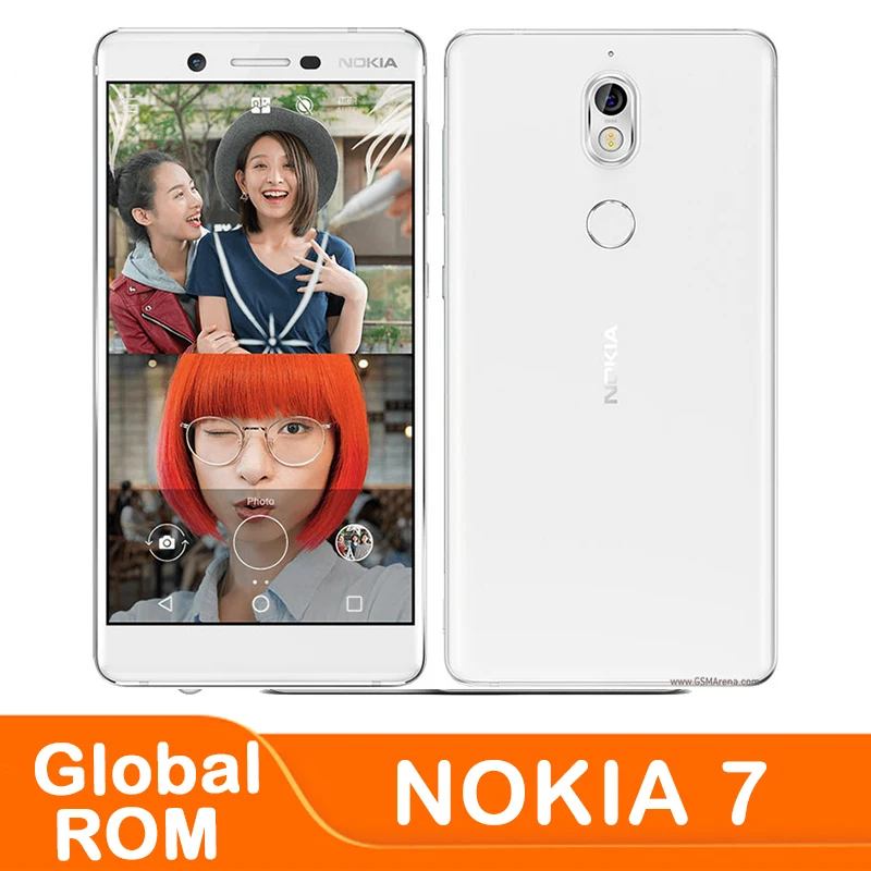 

original Nokia 7 smartphone NFC cellphone 5.2 Inches 4GB RAM 64GB ROM 16MP Camera Android Mobile phone Snapdragon 630