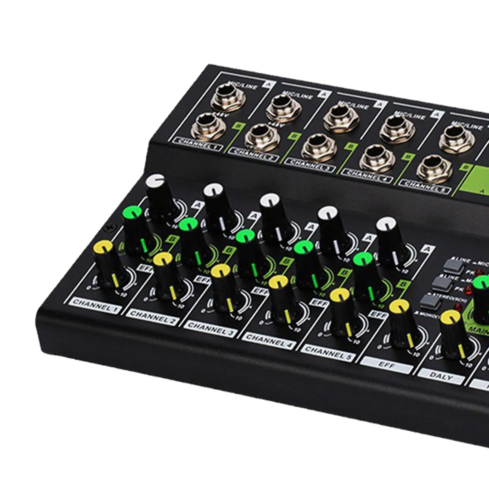 Студийный аудиомикшер 10-канальный портативный профессиональный для