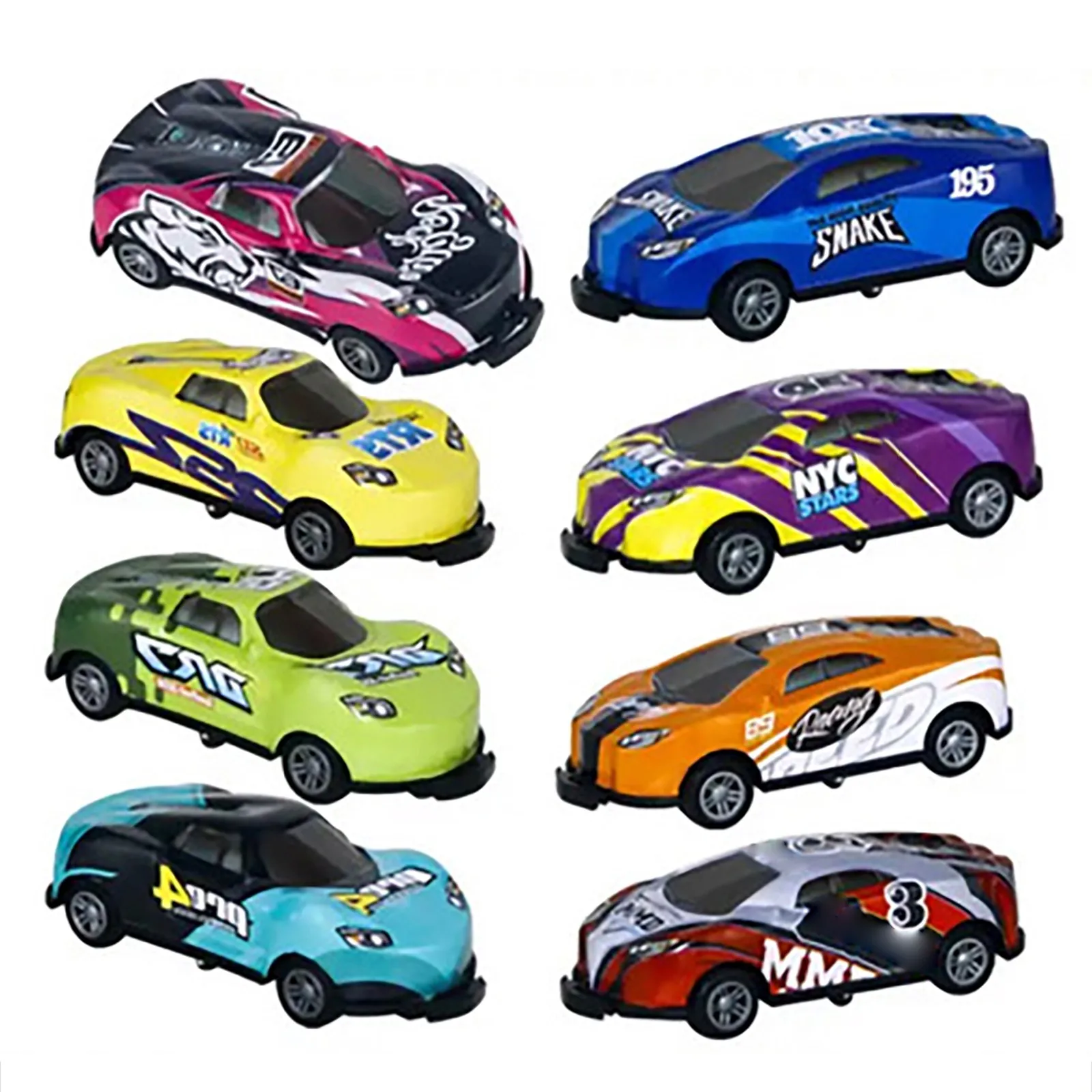

Car Pcs Pull Vehicles Game Prizes Jumping Stunt Toy Car Car Catapult Car Stunt Back Models Mini Alloy Back Pull 1