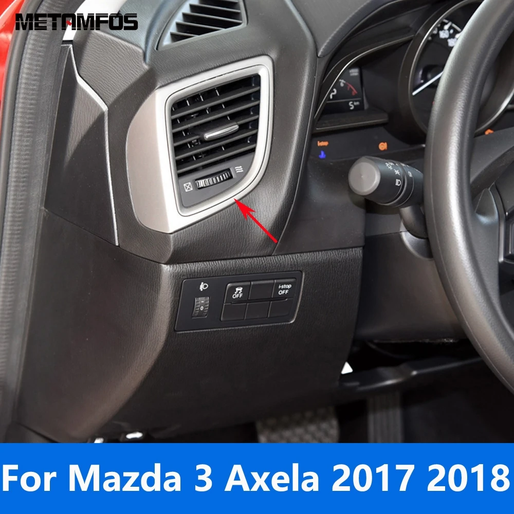Аксессуары для Mazda 3 M3 Axela 2017 2018 Матовая Внутренняя сторона Передняя Крышка