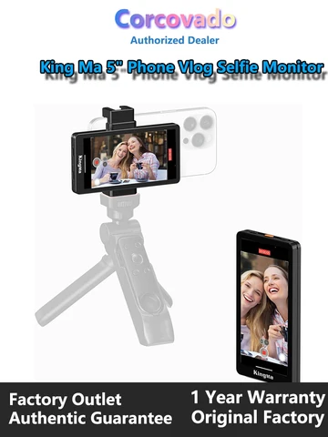 KingMa King Ma PH05-MAX 5-дюймовый монитор для видеоблогов, селфи, экран, монитор камеры для iPhone, для видеоблогов/прямой трансляции/телесуфлер