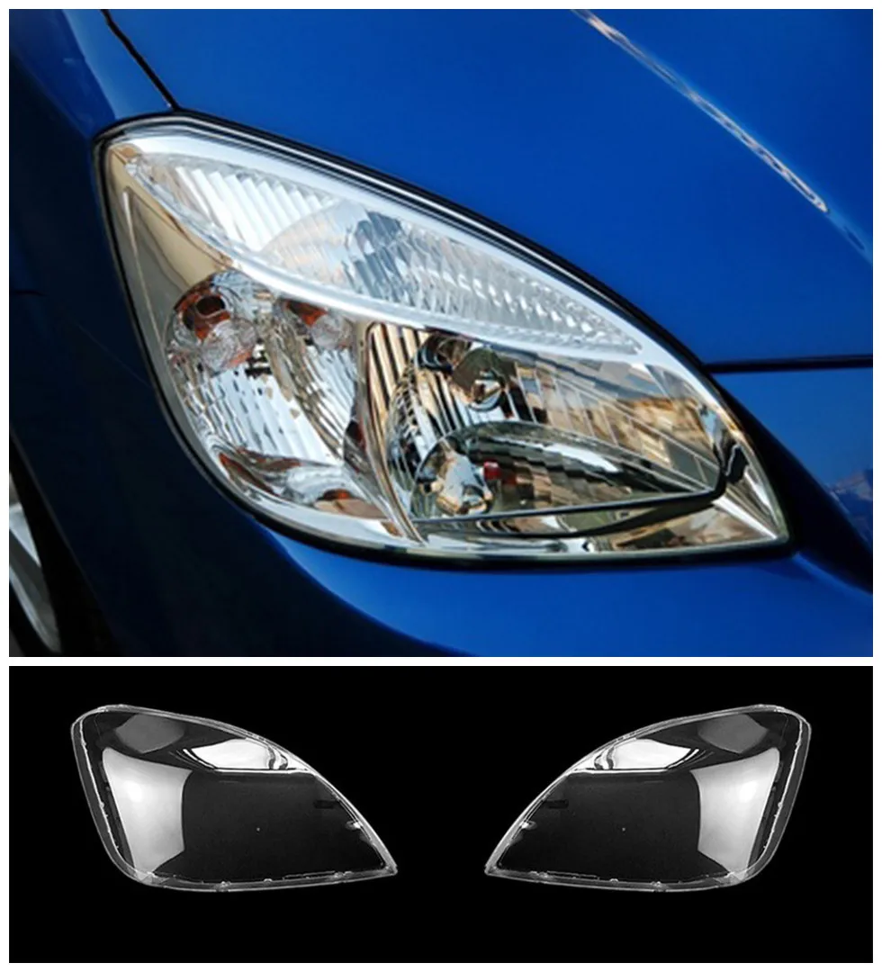 

Прозрачный налобный фонарь для Kia 2005-2012 Rio, налобный фонарь из оргстекла