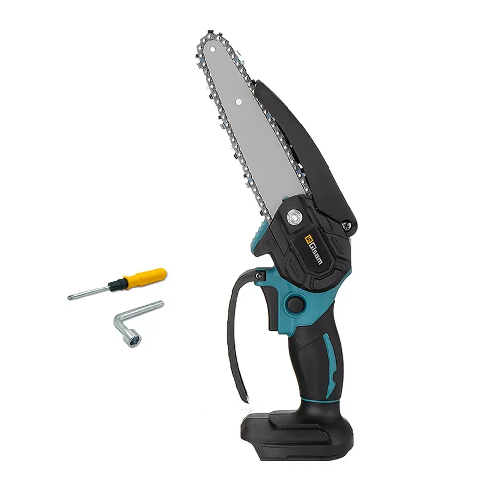 

NEW2023 6-дюймовая Мини электрическая бензопила без аккумулятора, пила для обрезки фруктов, ветвей, деревообработки, садовая лесопила, электрои...