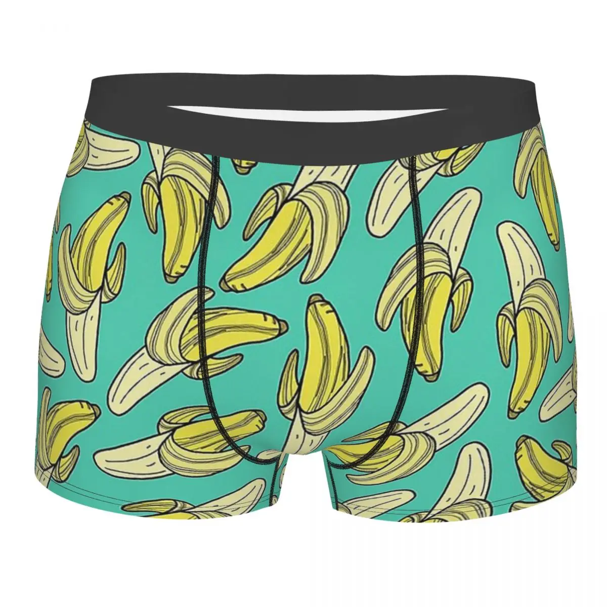 

Banana Bananas Underpants Breathbale Panties Men's Underwear Print Shorts Boxer Briefs