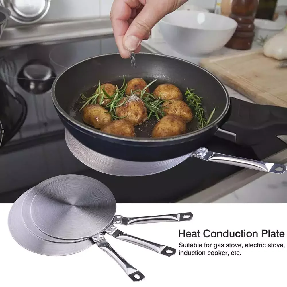 

Profession Pot Heat Diffuser Plate Induction Cooker Heat Conduction Plate Induction Cooker Adapter Kitchen Pot Heat Transfer