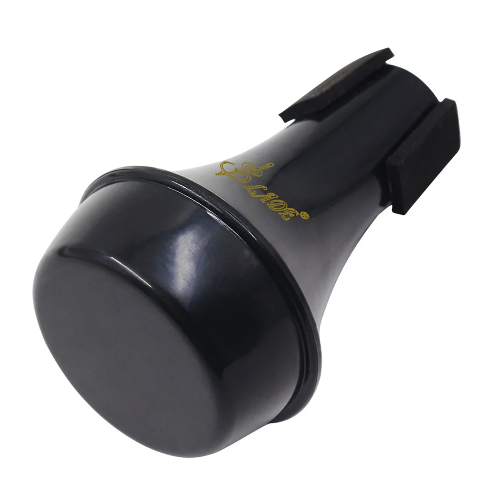 Тompette Mute Horn Музыкальный инструмент Аксессуар Педаль Алюминиевая труба Черный