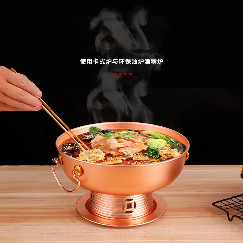 Мини-горячий горшок маленькая плита мясо на пару суп с лапшой быстрого