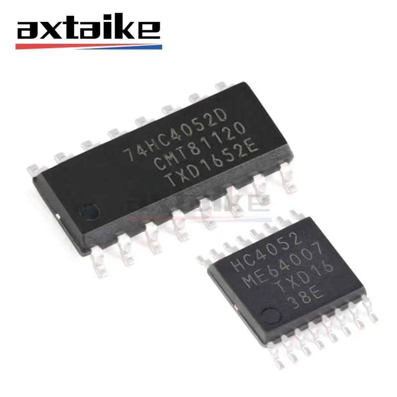 10 шт. 74HC4052 74HC4052D 74HC4052PW SOP-16 TSSOP-16 HC4052 HJ4052 Двойной 4-канальный аналоговый зеркальный чип SMD