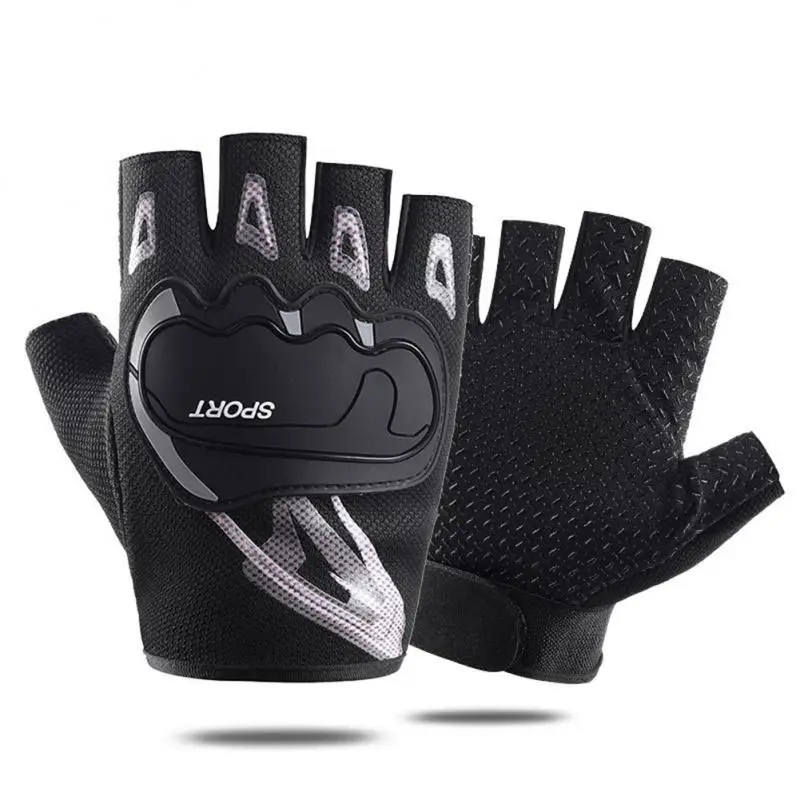 

Велосипедные перчатки с открытыми пальцами, противоударные износостойкие дышащие перчатки для горного и шоссейного велосипеда для мужчин,...