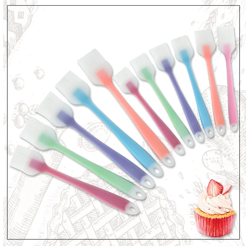 

1PCS Silicone Barbeque Oil Brush Cooking BBQ Heat Resistant Oil Brushes Kitchen Supplies Bar Cake Baking Tools Utensil Supplies
