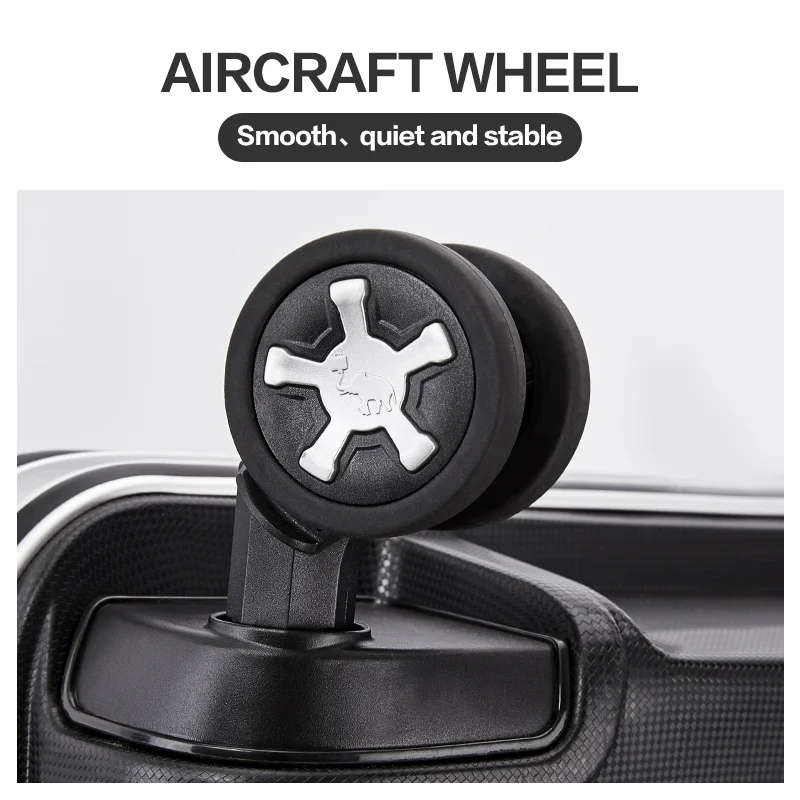 OIWAS Travel Luggage Rolling Wheels Aluminum Frame Suitcase Carry On Rolling Luggage Boarding Cabin 20 Inch For Men Women Trip