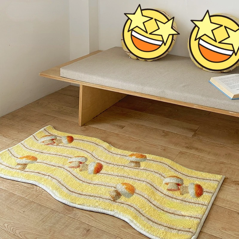 

Carpet for Living Room Cute Large Area Home Decoration Bedside Bedroom Plush Mat Minimalism IG Cloakroom Fluffy Rug ковер 러그
