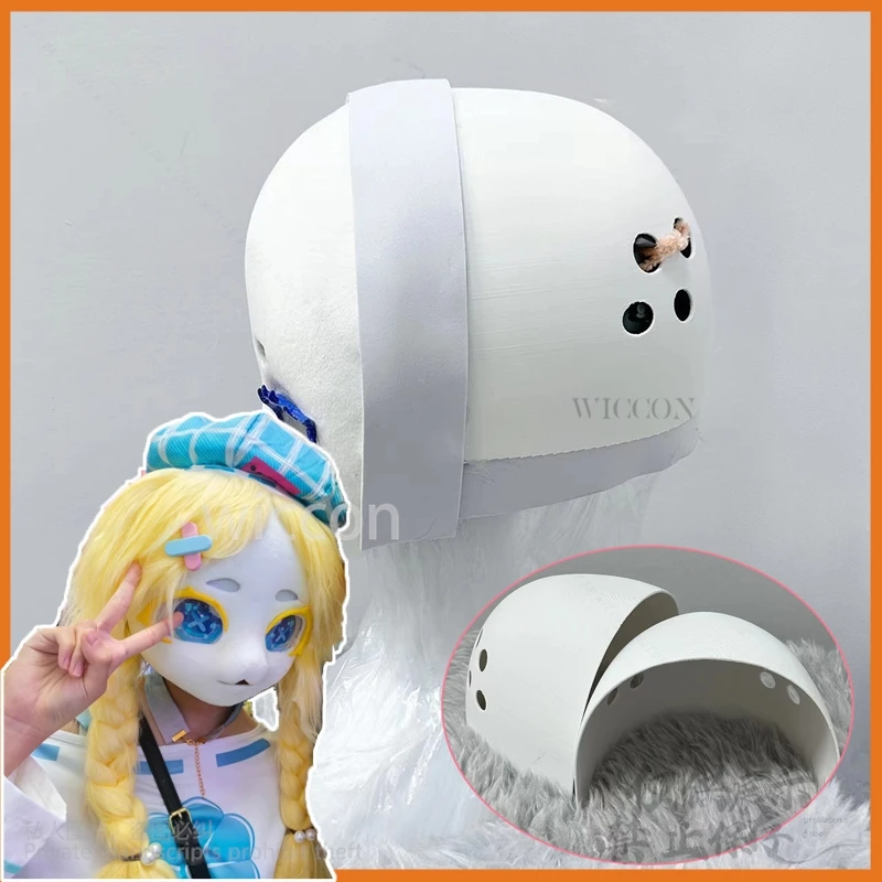 Аниме пушистый череп косплей DIY реквизит из полилуктической кислоты Furrsuit 3D