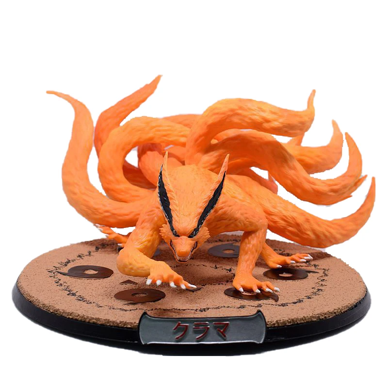 

Аниме NARUTO Kurama kyuubi маленький хвост серия зверь Статуя сцена орнамент в коробке фигурка детская коллекционная игрушка подарок на день рожден...