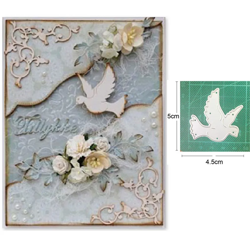

Craft dies Animal bird frame metal cutting dies cut die mold decoration Scrapbooking dies knife mould blade punch stencils dies