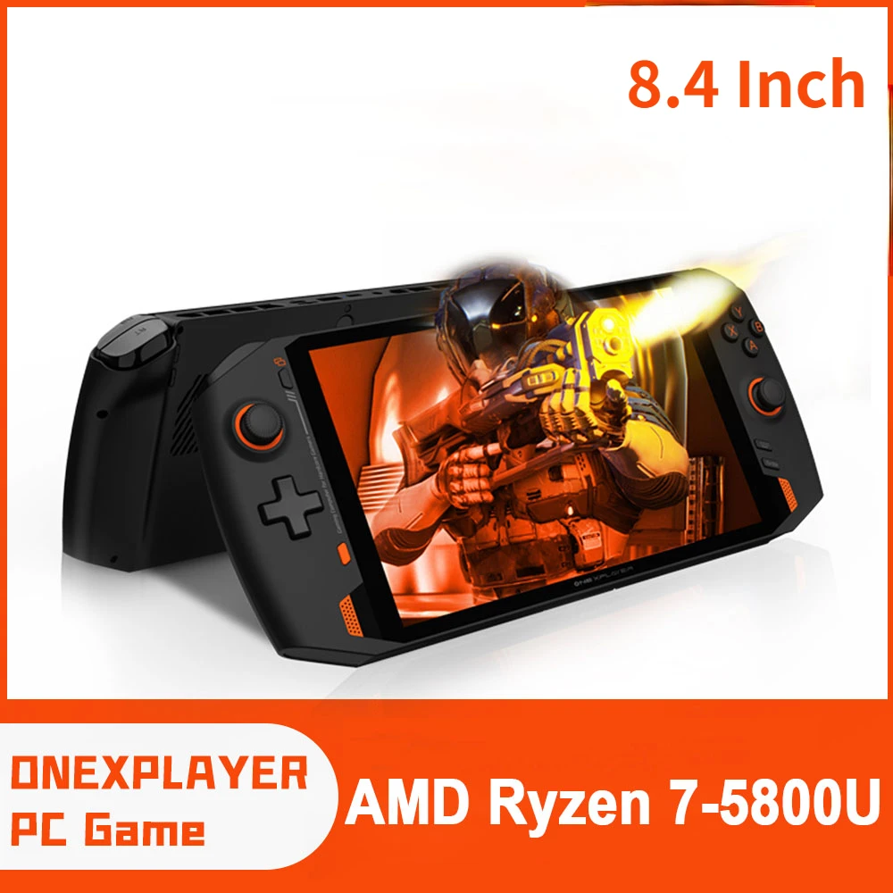

original OneXplayer 1S Mini PC Handheld Games Console Windows 11 Computer 8.4" AMD Ryzen 7 5800U 16GB RAM 1TB/2TB WiFi6 Laptop