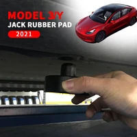 for tesla model 3 y 2021 2pcs rubber lifting jack pads adapter car repair tools frame support protect auto exterior accessories