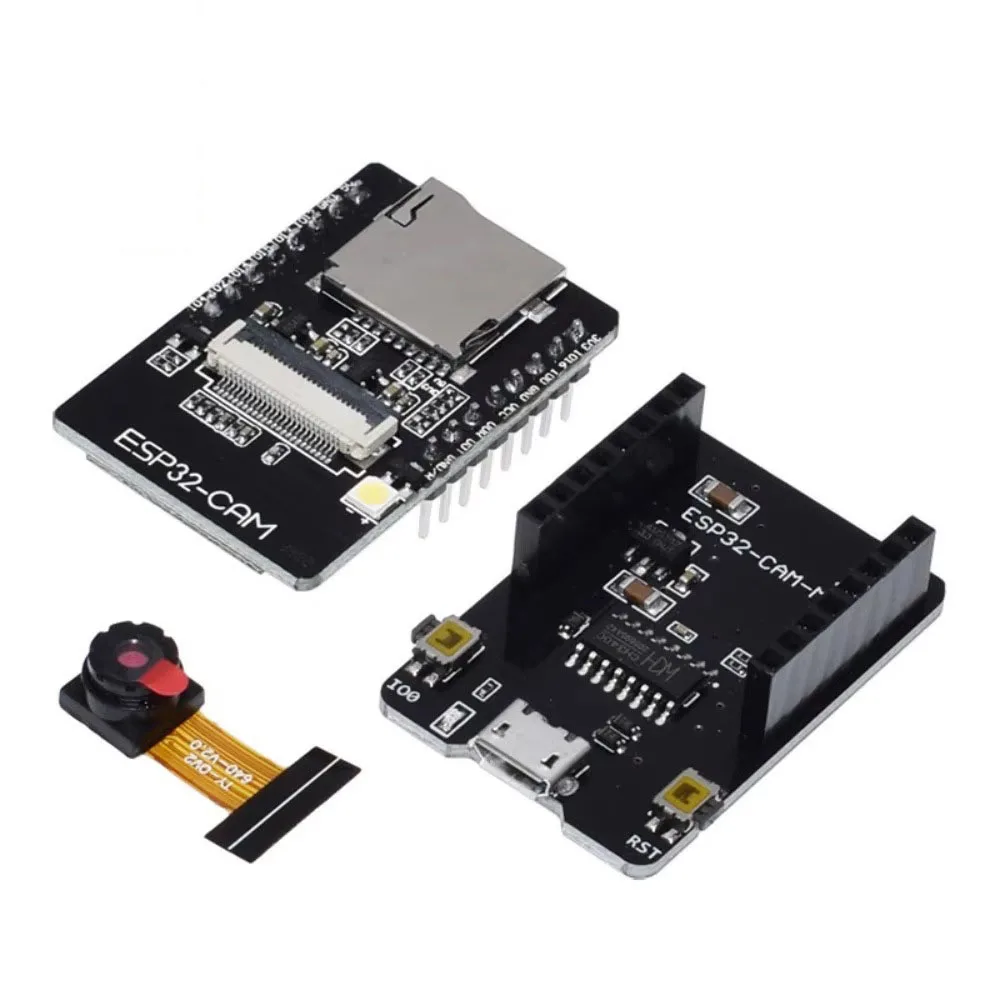 Фото Модуль WiFi ESP32-CAM, ESP32 Serial to WiFi, плата разработки ESP32 CAM, 5В, Bluetooth, с камерой OV3660, для самостоятельной сборки. №4
