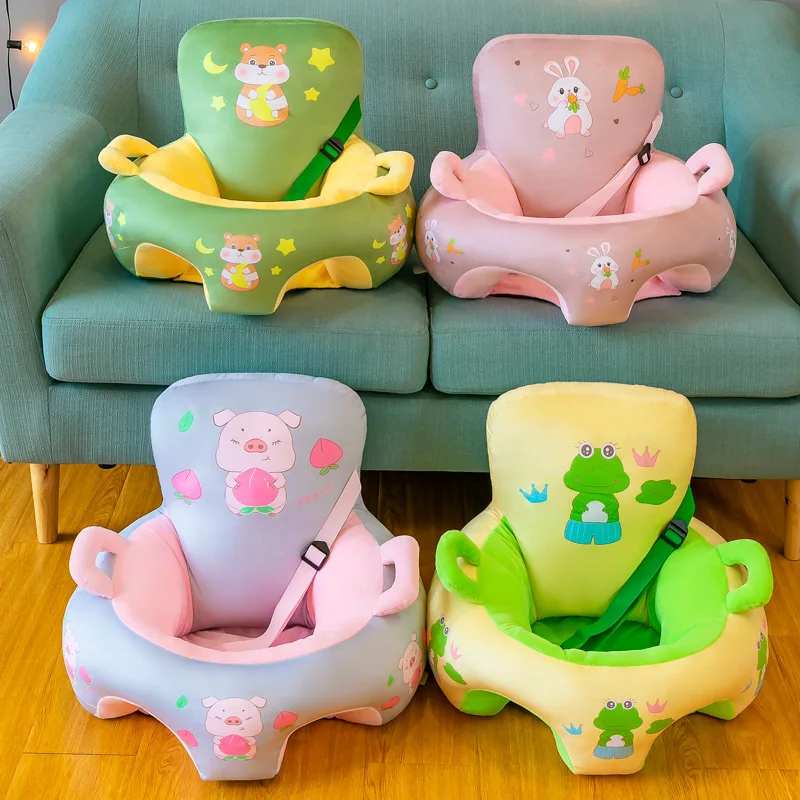 Creative Children's Sofa Chair Plush Toy Baby Cartoon Learning Chair Infant Portable Seat Chair for Baby  Kids Couch