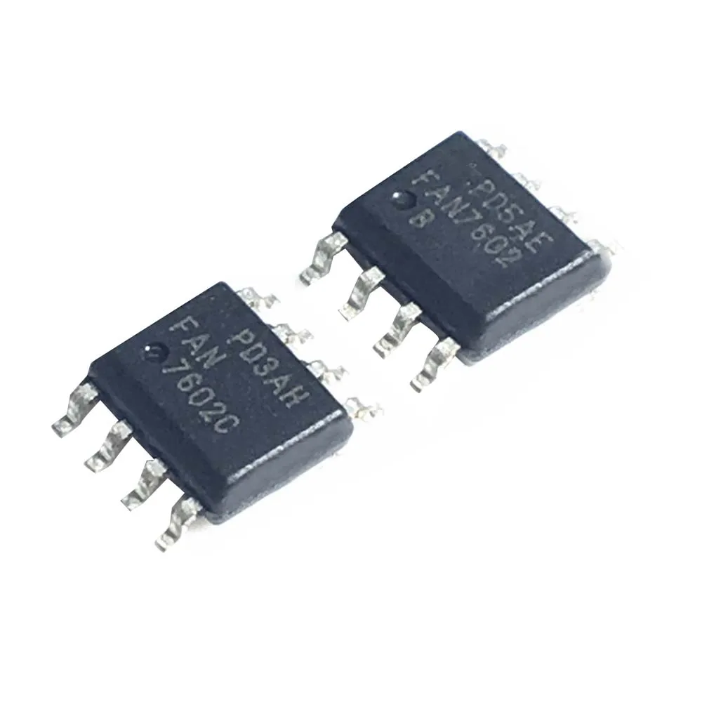 

2 шт. новый оригинальный 1mA SOP-8 FAN7602 PWM чип контроллера