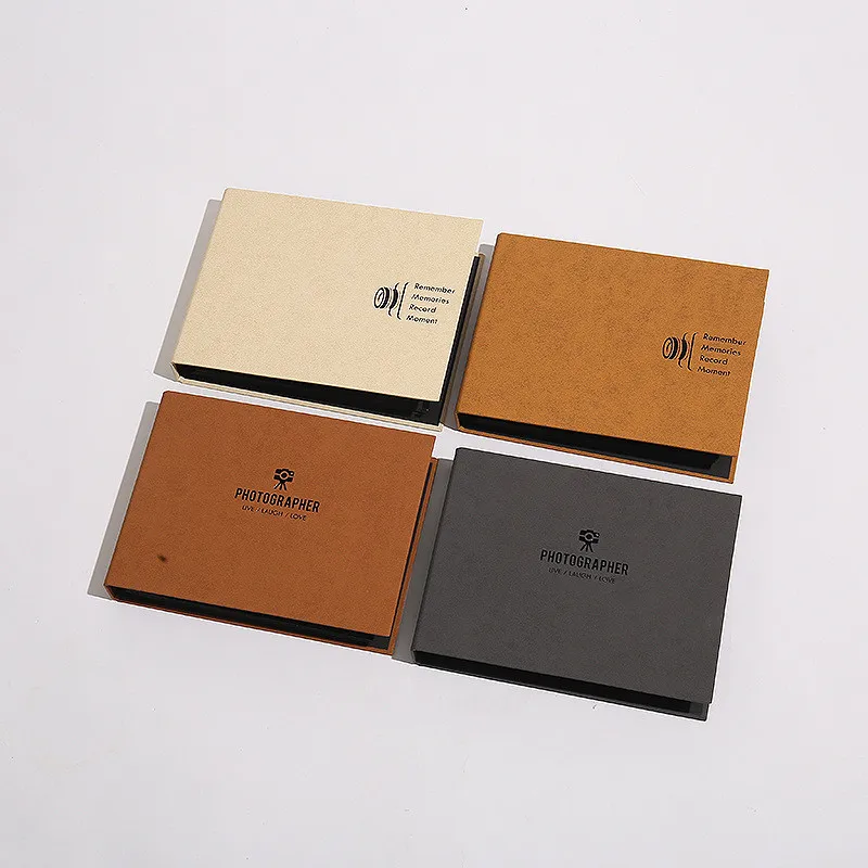 

7 inch Binder Photocard Album DIY Photo Album Self-Adhesive Inner Page Scrapbook For Family Kid Memory Book Picture Storage Case