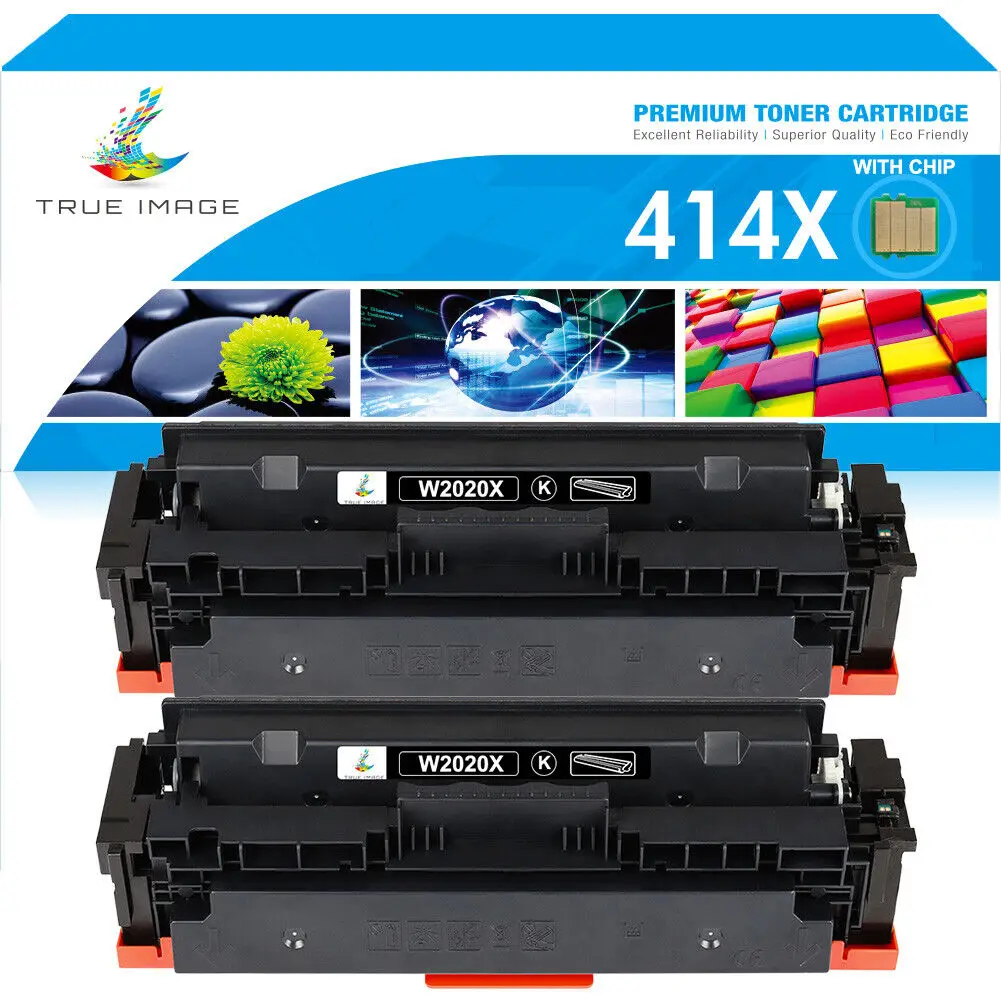 

WITH CHIP 2x W2020X Toner Compatible With HP 414X LaserJet Pro M479 M454dn Black