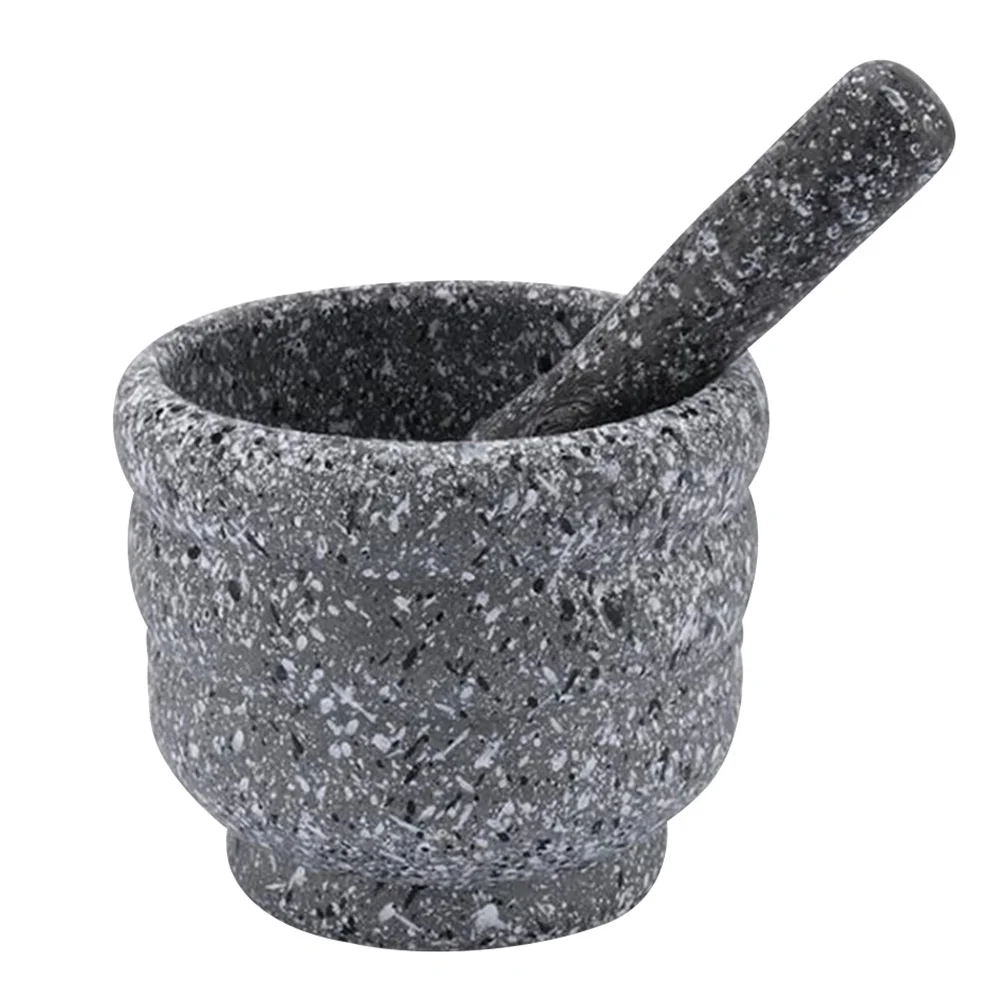 

Grinder Kitchen Tools Device Pot Ceramic Pestle Pepper Medicine Set Garlic Pounder Marble Household Granite Mortar