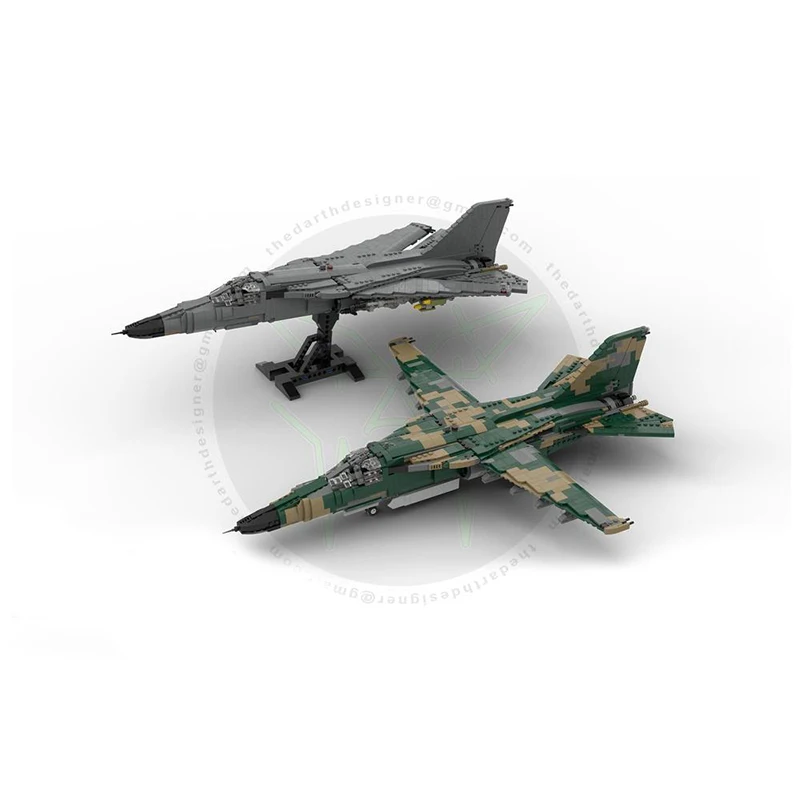 Военный самолет ВВС США строительный блок модель MOC fighter маленький сборка игрушка